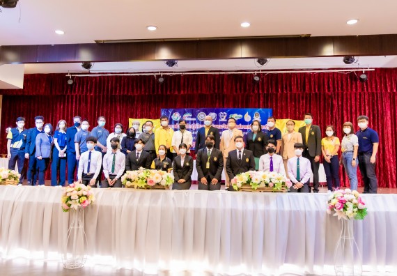 ภาพกิจกรรม  คณะวิทยาศาสตร์และเทคโนโลยี เข้าร่วมโครงการสัมมนาเชิงปฏิบัติการค่ายอาสาบำเพ็ญประโยชน์เพื่อส่งเสริมสร้างจริยธรรมและบูรณาการการเรียนรู้ เพื่อทำนุบำรุงศิลปวัฒนธรรม ครั้งที่ 7