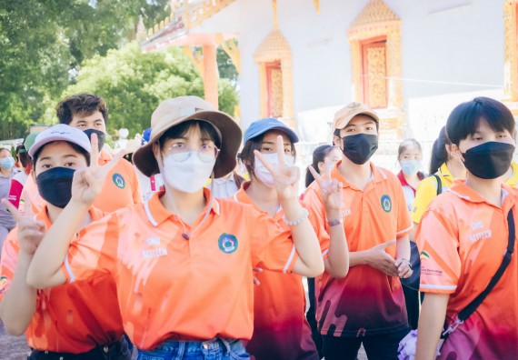 ภาพกิจกรรม  คณะวิทยาศาสตร์และเทคโนโลยี เข้าร่วมโครงการสัมมนาเชิงปฏิบัติการค่ายอาสาบำเพ็ญประโยชน์เพื่อส่งเสริมสร้างจริยธรรมและบูรณาการการเรียนรู้ เพื่อทำนุบำรุงศิลปวัฒนธรรม ครั้งที่ 7