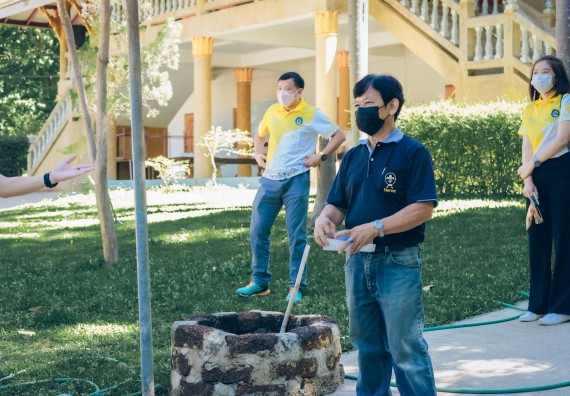 ภาพกิจกรรม  คณะวิทยาศาสตร์และเทคโนโลยี เข้าร่วมโครงการสัมมนาเชิงปฏิบัติการค่ายอาสาบำเพ็ญประโยชน์เพื่อส่งเสริมสร้างจริยธรรมและบูรณาการการเรียนรู้ เพื่อทำนุบำรุงศิลปวัฒนธรรม ครั้งที่ 7