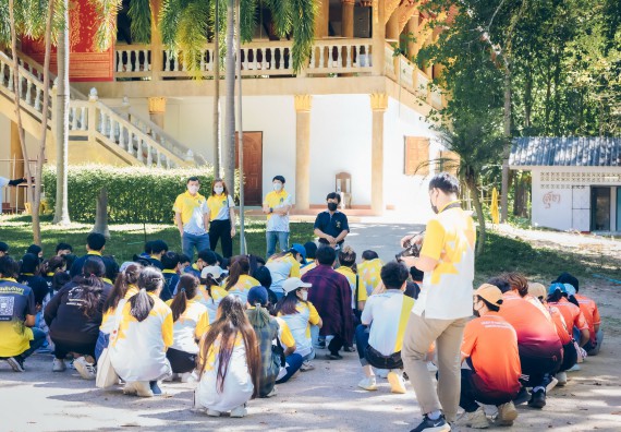 ภาพกิจกรรม  คณะวิทยาศาสตร์และเทคโนโลยี เข้าร่วมโครงการสัมมนาเชิงปฏิบัติการค่ายอาสาบำเพ็ญประโยชน์เพื่อส่งเสริมสร้างจริยธรรมและบูรณาการการเรียนรู้ เพื่อทำนุบำรุงศิลปวัฒนธรรม ครั้งที่ 7