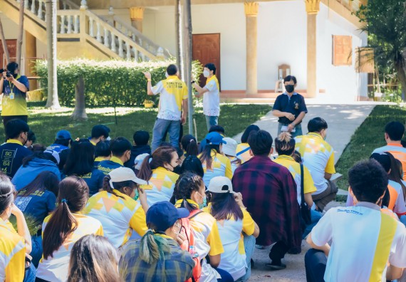 ภาพกิจกรรม  คณะวิทยาศาสตร์และเทคโนโลยี เข้าร่วมโครงการสัมมนาเชิงปฏิบัติการค่ายอาสาบำเพ็ญประโยชน์เพื่อส่งเสริมสร้างจริยธรรมและบูรณาการการเรียนรู้ เพื่อทำนุบำรุงศิลปวัฒนธรรม ครั้งที่ 7