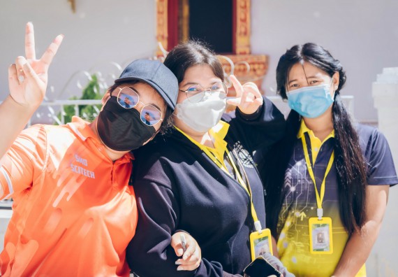 ภาพกิจกรรม  คณะวิทยาศาสตร์และเทคโนโลยี เข้าร่วมโครงการสัมมนาเชิงปฏิบัติการค่ายอาสาบำเพ็ญประโยชน์เพื่อส่งเสริมสร้างจริยธรรมและบูรณาการการเรียนรู้ เพื่อทำนุบำรุงศิลปวัฒนธรรม ครั้งที่ 7