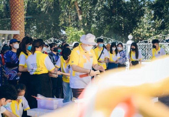 ภาพกิจกรรม  คณะวิทยาศาสตร์และเทคโนโลยี เข้าร่วมโครงการสัมมนาเชิงปฏิบัติการค่ายอาสาบำเพ็ญประโยชน์เพื่อส่งเสริมสร้างจริยธรรมและบูรณาการการเรียนรู้ เพื่อทำนุบำรุงศิลปวัฒนธรรม ครั้งที่ 7