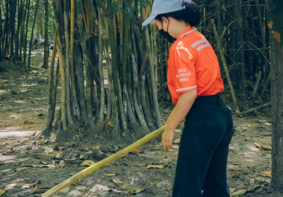 ภาพกิจกรรม  คณะวิทยาศาสตร์และเทคโนโลยี เข้าร่วมโครงการสัมมนาเชิงปฏิบัติการค่ายอาสาบำเพ็ญประโยชน์เพื่อส่งเสริมสร้างจริยธรรมและบูรณาการการเรียนรู้ เพื่อทำนุบำรุงศิลปวัฒนธรรม ครั้งที่ 7