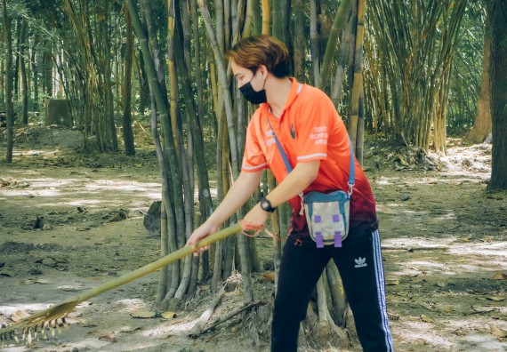 ภาพกิจกรรม  คณะวิทยาศาสตร์และเทคโนโลยี เข้าร่วมโครงการสัมมนาเชิงปฏิบัติการค่ายอาสาบำเพ็ญประโยชน์เพื่อส่งเสริมสร้างจริยธรรมและบูรณาการการเรียนรู้ เพื่อทำนุบำรุงศิลปวัฒนธรรม ครั้งที่ 7