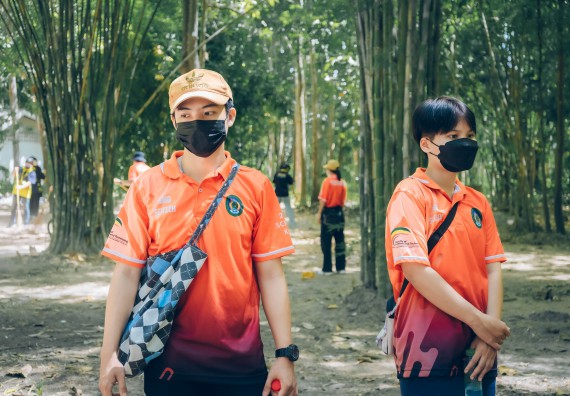 ภาพกิจกรรม  คณะวิทยาศาสตร์และเทคโนโลยี เข้าร่วมโครงการสัมมนาเชิงปฏิบัติการค่ายอาสาบำเพ็ญประโยชน์เพื่อส่งเสริมสร้างจริยธรรมและบูรณาการการเรียนรู้ เพื่อทำนุบำรุงศิลปวัฒนธรรม ครั้งที่ 7