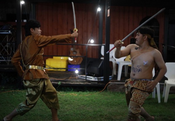 ภาพกิจกรรม  คณะวิทยาศาสตร์และเทคโนโลยี เข้าร่วมโครงการสัมมนาเชิงปฏิบัติการค่ายอาสาบำเพ็ญประโยชน์เพื่อส่งเสริมสร้างจริยธรรมและบูรณาการการเรียนรู้ เพื่อทำนุบำรุงศิลปวัฒนธรรม ครั้งที่ 7