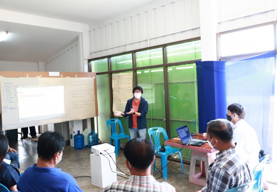 ภาพกิจกรรม  คณะวิทยาศาสตร์และเทคโนโลยี มหาวิทยาลัยราชภัฏกำแพงเพชร ลงพื้นที่ติดตามการให้บริการวิชาการและยกระดับผลิตภัณฑ์ชุมชน ของกลุ่มวิสาหกิจชุมชนกล้วยน้ำหว้าแปลงใหญ่