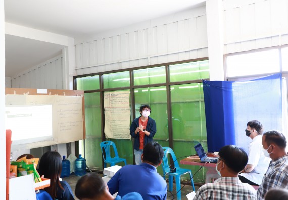 ภาพกิจกรรม  คณะวิทยาศาสตร์และเทคโนโลยี มหาวิทยาลัยราชภัฏกำแพงเพชร ลงพื้นที่ติดตามการให้บริการวิชาการและยกระดับผลิตภัณฑ์ชุมชน ของกลุ่มวิสาหกิจชุมชนกล้วยน้ำหว้าแปลงใหญ่