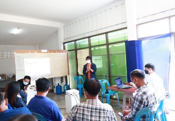 ภาพกิจกรรม  คณะวิทยาศาสตร์และเทคโนโลยี มหาวิทยาลัยราชภัฏกำแพงเพชร ลงพื้นที่ติดตามการให้บริการวิชาการและยกระดับผลิตภัณฑ์ชุมชน ของกลุ่มวิสาหกิจชุมชนกล้วยน้ำหว้าแปลงใหญ่