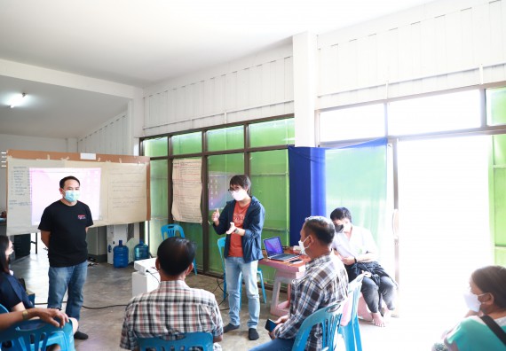 ภาพกิจกรรม  คณะวิทยาศาสตร์และเทคโนโลยี มหาวิทยาลัยราชภัฏกำแพงเพชร ลงพื้นที่ติดตามการให้บริการวิชาการและยกระดับผลิตภัณฑ์ชุมชน ของกลุ่มวิสาหกิจชุมชนกล้วยน้ำหว้าแปลงใหญ่