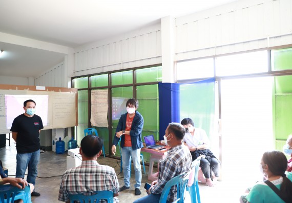 ภาพกิจกรรม  คณะวิทยาศาสตร์และเทคโนโลยี มหาวิทยาลัยราชภัฏกำแพงเพชร ลงพื้นที่ติดตามการให้บริการวิชาการและยกระดับผลิตภัณฑ์ชุมชน ของกลุ่มวิสาหกิจชุมชนกล้วยน้ำหว้าแปลงใหญ่