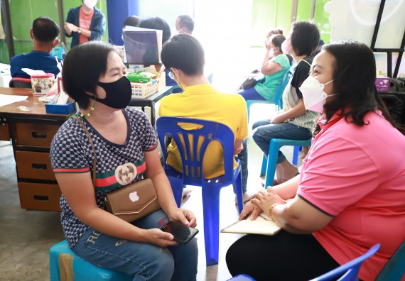 ภาพกิจกรรม  คณะวิทยาศาสตร์และเทคโนโลยี มหาวิทยาลัยราชภัฏกำแพงเพชร ลงพื้นที่ติดตามการให้บริการวิชาการและยกระดับผลิตภัณฑ์ชุมชน ของกลุ่มวิสาหกิจชุมชนกล้วยน้ำหว้าแปลงใหญ่