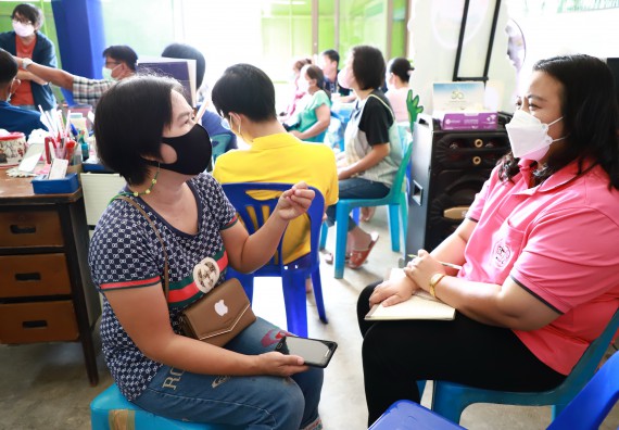 ภาพกิจกรรม  คณะวิทยาศาสตร์และเทคโนโลยี มหาวิทยาลัยราชภัฏกำแพงเพชร ลงพื้นที่ติดตามการให้บริการวิชาการและยกระดับผลิตภัณฑ์ชุมชน ของกลุ่มวิสาหกิจชุมชนกล้วยน้ำหว้าแปลงใหญ่