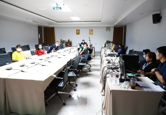 ภาพกิจกรรม  คณะวิทยาศาสตร์และเทคโนโลยี จัดประชุมเลือกผู้แทนคณะกรรมการจรรยาบรรณ
