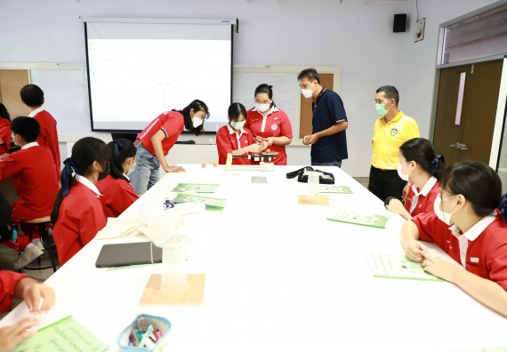 ภาพกิจกรรม  คณะวิทยาศาสตร์และเทคโนโลยี จัดโครงการค่ายวิทยาศาสตร์นักเรียนห้องเรียนพิเศษวิทยาศาสตร์  และโครงการค่ายวิทยาศาสตร์นักเรียนห้องเรียนพิเศษวิทยาศาสตร์เทคโนโลยี ภาษาอังกฤษ คณิตศาสตร์ (STEM) ระดับชั้นมัธยมศึกษาปีที่ 2