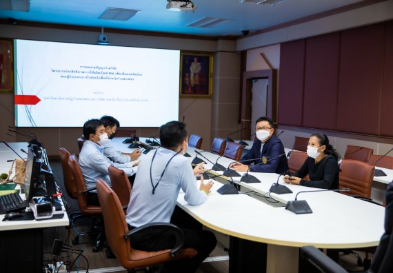 พิธีลงนามความร่วมมือในสัญญาร่วมวิจัย โครงการประสิทธิภาพการใช้ผลิตภัณฑ์ FDG