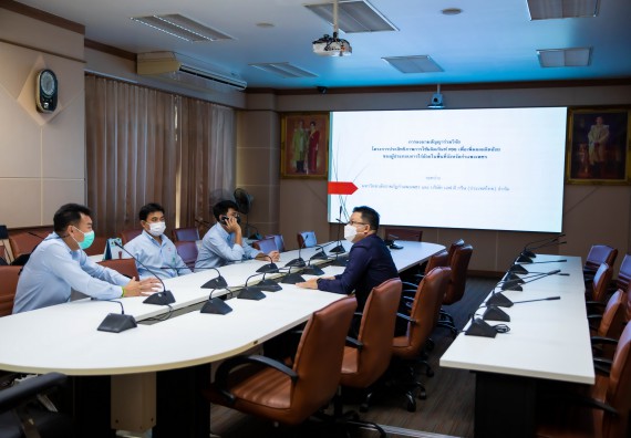 พิธีลงนามความร่วมมือในสัญญาร่วมวิจัย โครงการประสิทธิภาพการใช้ผลิตภัณฑ์ FDG