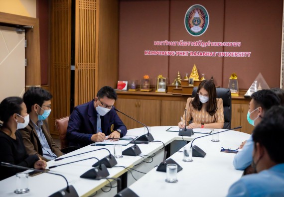 พิธีลงนามความร่วมมือในสัญญาร่วมวิจัย โครงการประสิทธิภาพการใช้ผลิตภัณฑ์ FDG