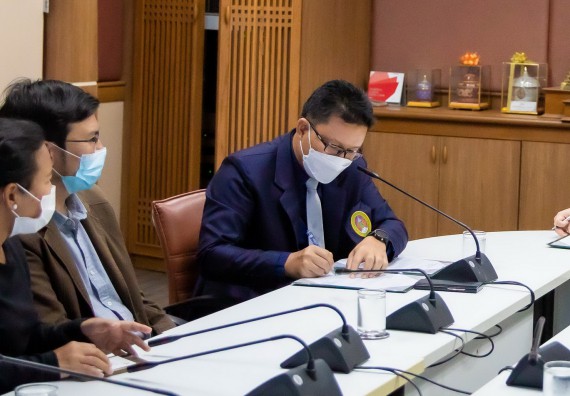 พิธีลงนามความร่วมมือในสัญญาร่วมวิจัย โครงการประสิทธิภาพการใช้ผลิตภัณฑ์ FDG