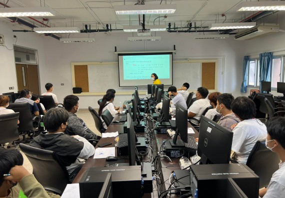 ภาพกิจกรรม  โปรแกรมวิชาวิทยาการคอมพิวเตอร์และเทคโนโลยีสารสนเทศ จัดกิจกรรมเตรียมความพร้อมสําหรับนักศึกษาแรกเข้า