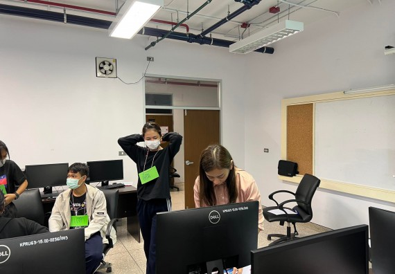 ภาพกิจกรรม  โปรแกรมวิชาวิทยาการคอมพิวเตอร์และเทคโนโลยีสารสนเทศ จัดกิจกรรมเตรียมความพร้อมสําหรับนักศึกษาแรกเข้า