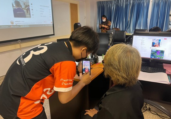 ภาพกิจกรรม  โปรแกรมวิชาวิทยาการคอมพิวเตอร์และเทคโนโลยีสารสนเทศ จัดอบรมเชิงปฏิบัติการ เรื่องการขยายตลาดด้วย TikTok เพื่อสร้างรายได้ให้ปัง