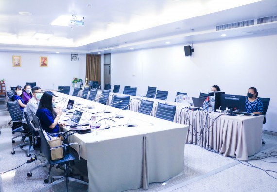 ภาพกิจกรรม  หลักสูตรสาธารณสุขศาสตร์ จัดกิจกรรมตรวจประเมินคุณภาพหลักสูตรตามเกณฑ์ AUN-QA ประจำปีการศึกษา 2564