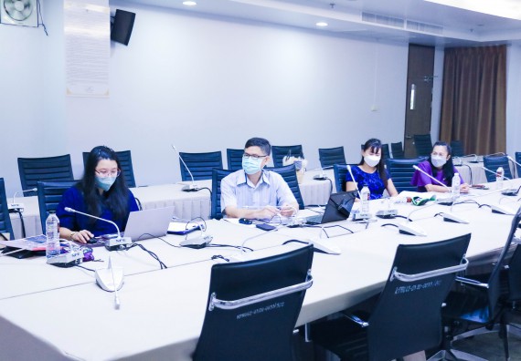 ภาพกิจกรรม  หลักสูตรสาธารณสุขศาสตร์ จัดกิจกรรมตรวจประเมินคุณภาพหลักสูตรตามเกณฑ์ AUN-QA ประจำปีการศึกษา 2564