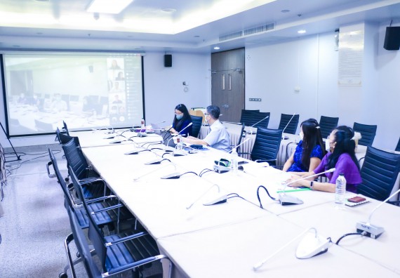 ภาพกิจกรรม  หลักสูตรสาธารณสุขศาสตร์ จัดกิจกรรมตรวจประเมินคุณภาพหลักสูตรตามเกณฑ์ AUN-QA ประจำปีการศึกษา 2564