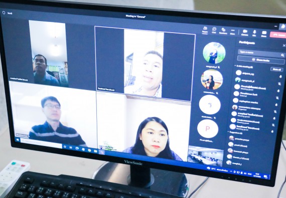 ภาพกิจกรรม  หลักสูตรสาธารณสุขศาสตร์ จัดกิจกรรมตรวจประเมินคุณภาพหลักสูตรตามเกณฑ์ AUN-QA ประจำปีการศึกษา 2564