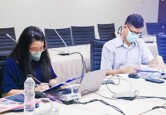 ภาพกิจกรรม  หลักสูตรสาธารณสุขศาสตร์ จัดกิจกรรมตรวจประเมินคุณภาพหลักสูตรตามเกณฑ์ AUN-QA ประจำปีการศึกษา 2564