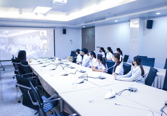 ภาพกิจกรรม  หลักสูตรสาธารณสุขศาสตร์ จัดกิจกรรมตรวจประเมินคุณภาพหลักสูตรตามเกณฑ์ AUN-QA ประจำปีการศึกษา 2564