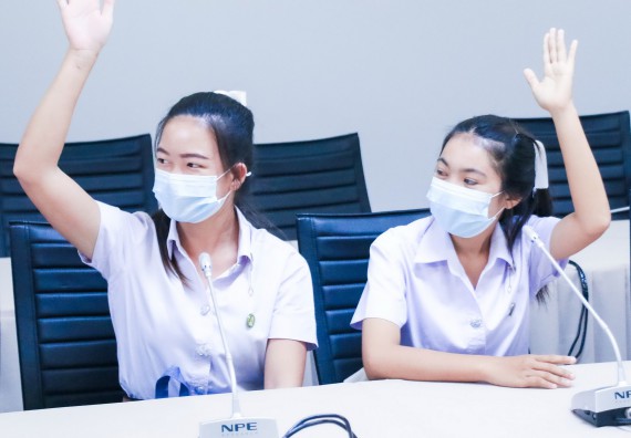 ภาพกิจกรรม  หลักสูตรสาธารณสุขศาสตร์ จัดกิจกรรมตรวจประเมินคุณภาพหลักสูตรตามเกณฑ์ AUN-QA ประจำปีการศึกษา 2564