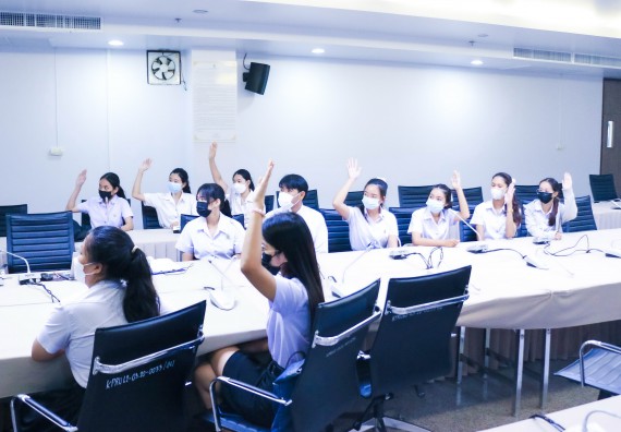 ภาพกิจกรรม  หลักสูตรสาธารณสุขศาสตร์ จัดกิจกรรมตรวจประเมินคุณภาพหลักสูตรตามเกณฑ์ AUN-QA ประจำปีการศึกษา 2564