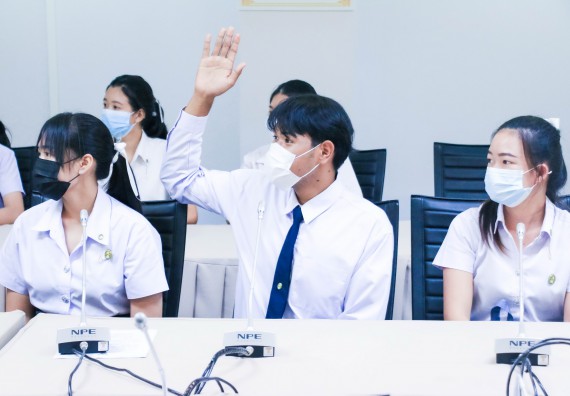 ภาพกิจกรรม  หลักสูตรสาธารณสุขศาสตร์ จัดกิจกรรมตรวจประเมินคุณภาพหลักสูตรตามเกณฑ์ AUN-QA ประจำปีการศึกษา 2564