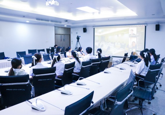 ภาพกิจกรรม  หลักสูตรสาธารณสุขศาสตร์ จัดกิจกรรมตรวจประเมินคุณภาพหลักสูตรตามเกณฑ์ AUN-QA ประจำปีการศึกษา 2564