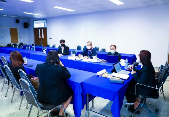 ภาพกิจกรรม  หลักสูตรวิทยาการคอมพิวเตอร์ จัดกิจกรรมตรวจประเมินคุณภาพหลักสูตรตามเกณฑ์ AUN-QA ประจำปีการศึกษา 2564