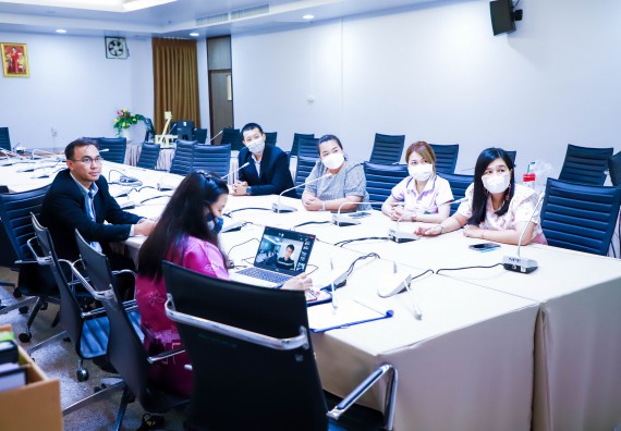 ภาพกิจกรรม  หลักสูตรสาธารณสุขศาสตร์ จัดกิจกรรมตรวจประเมินคุณภาพหลักสูตรตามเกณฑ์ AUN-QA ประจำปีการศึกษา 2564