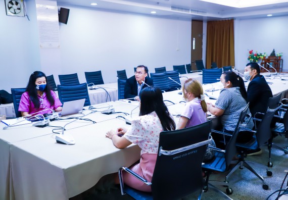 ภาพกิจกรรม  หลักสูตรสาธารณสุขศาสตร์ จัดกิจกรรมตรวจประเมินคุณภาพหลักสูตรตามเกณฑ์ AUN-QA ประจำปีการศึกษา 2564