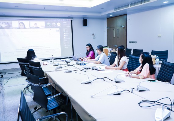 ภาพกิจกรรม  หลักสูตรสาธารณสุขศาสตร์ จัดกิจกรรมตรวจประเมินคุณภาพหลักสูตรตามเกณฑ์ AUN-QA ประจำปีการศึกษา 2564