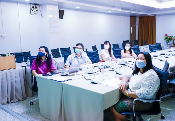 ภาพกิจกรรม  หลักสูตรสาธารณสุขศาสตร์ จัดกิจกรรมตรวจประเมินคุณภาพหลักสูตรตามเกณฑ์ AUN-QA ประจำปีการศึกษา 2564