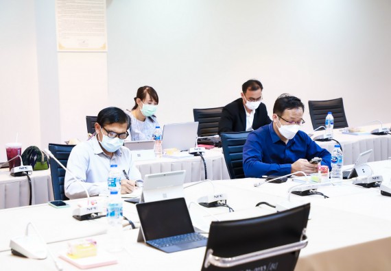 ภาพกิจกรรม  คณะวิทยาศาสตร์และเทคโนโลยี ร่วมกับมหาวิทยาลัยราชภัฏกำแพงเพชร จัดการประชุมคณะกรรมการบริหารมหาวิทยาลัยราชภัฏกำแพงเพชร ครั้งที่ 7/2565