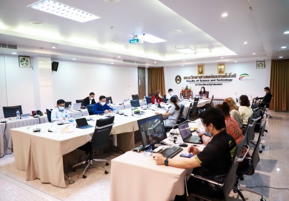 ภาพกิจกรรม  คณะวิทยาศาสตร์และเทคโนโลยี ร่วมกับมหาวิทยาลัยราชภัฏกำแพงเพชร จัดการประชุมคณะกรรมการบริหารมหาวิทยาลัยราชภัฏกำแพงเพชร ครั้งที่ 7/2565