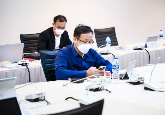 ภาพกิจกรรม  คณะวิทยาศาสตร์และเทคโนโลยี ร่วมกับมหาวิทยาลัยราชภัฏกำแพงเพชร จัดการประชุมคณะกรรมการบริหารมหาวิทยาลัยราชภัฏกำแพงเพชร ครั้งที่ 7/2565