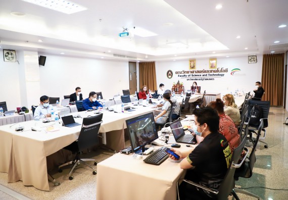 ภาพกิจกรรม  คณะวิทยาศาสตร์และเทคโนโลยี ร่วมกับมหาวิทยาลัยราชภัฏกำแพงเพชร จัดการประชุมคณะกรรมการบริหารมหาวิทยาลัยราชภัฏกำแพงเพชร ครั้งที่ 7/2565