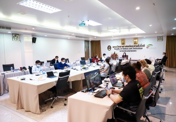 ภาพกิจกรรม  คณะวิทยาศาสตร์และเทคโนโลยี ร่วมกับมหาวิทยาลัยราชภัฏกำแพงเพชร จัดการประชุมคณะกรรมการบริหารมหาวิทยาลัยราชภัฏกำแพงเพชร ครั้งที่ 7/2565