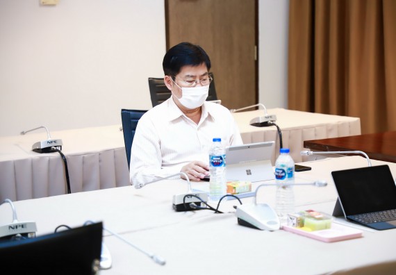 ภาพกิจกรรม  คณะวิทยาศาสตร์และเทคโนโลยี ร่วมกับมหาวิทยาลัยราชภัฏกำแพงเพชร จัดการประชุมคณะกรรมการบริหารมหาวิทยาลัยราชภัฏกำแพงเพชร ครั้งที่ 7/2565