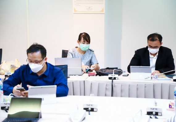 ภาพกิจกรรม  คณะวิทยาศาสตร์และเทคโนโลยี ร่วมกับมหาวิทยาลัยราชภัฏกำแพงเพชร จัดการประชุมคณะกรรมการบริหารมหาวิทยาลัยราชภัฏกำแพงเพชร ครั้งที่ 7/2565