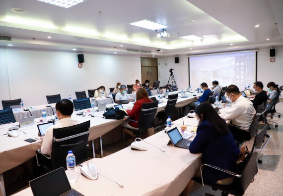 ภาพกิจกรรม  คณะวิทยาศาสตร์และเทคโนโลยี ร่วมกับมหาวิทยาลัยราชภัฏกำแพงเพชร จัดการประชุมคณะกรรมการบริหารมหาวิทยาลัยราชภัฏกำแพงเพชร ครั้งที่ 7/2565